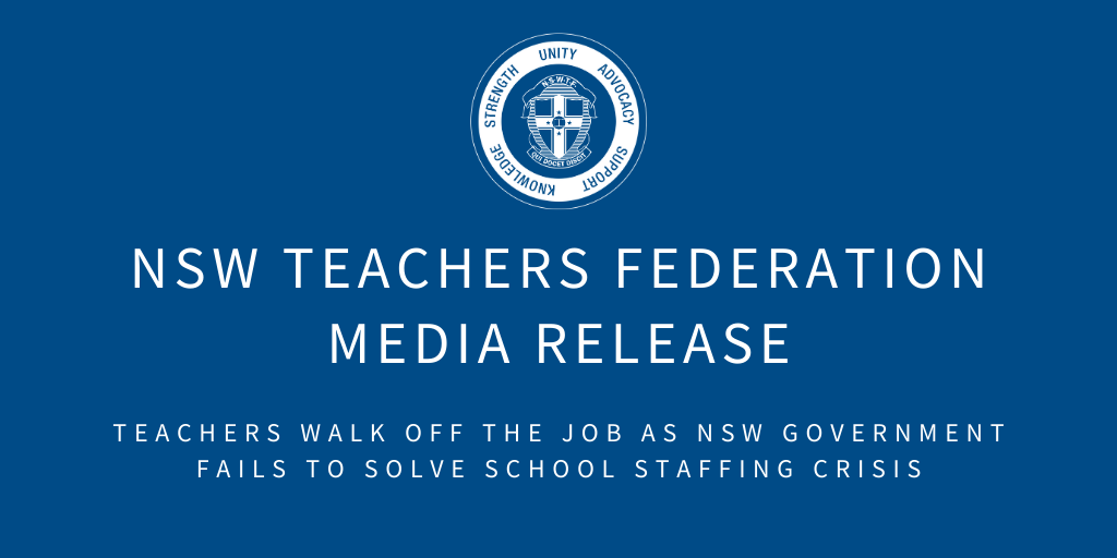 Teachers walk off the job as NSW Government fails to solve school
