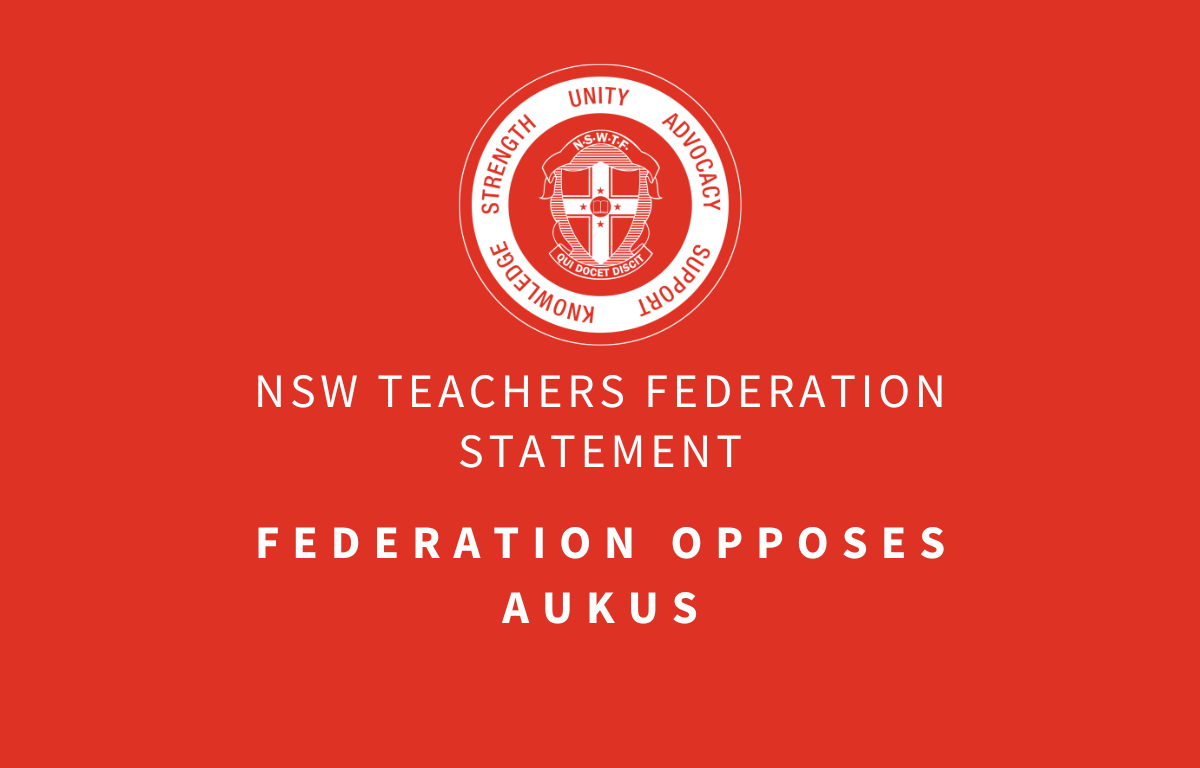 Federation opposes AUKUS